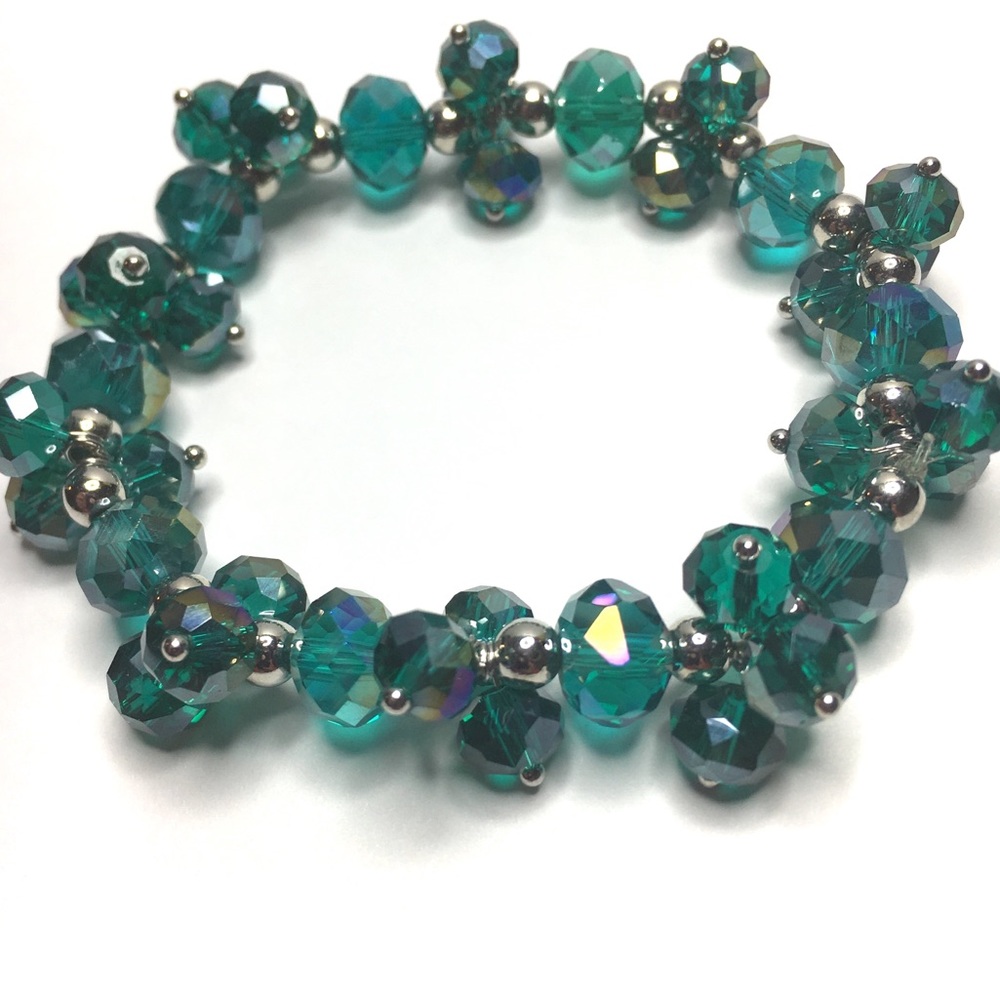 🎉 NWT Crystal Bracelet Artisan Jewelry Gift - NEW